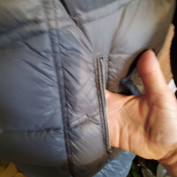 CALVIN KLEIN 1X GREY PACKABLE LIGHTWEIGHT PREMUIM DOWN PARKA. - Picture 2 of 12